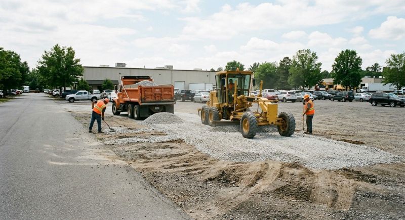 Parking Lot Excavation in Katy, TX