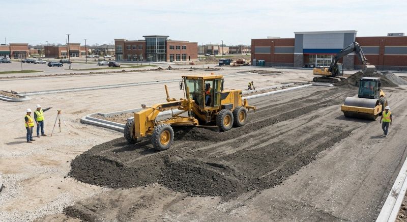 Parking Lot Excavation in Acworth, GA