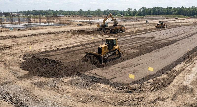 Parking Lot Excavation in Conroe, TX